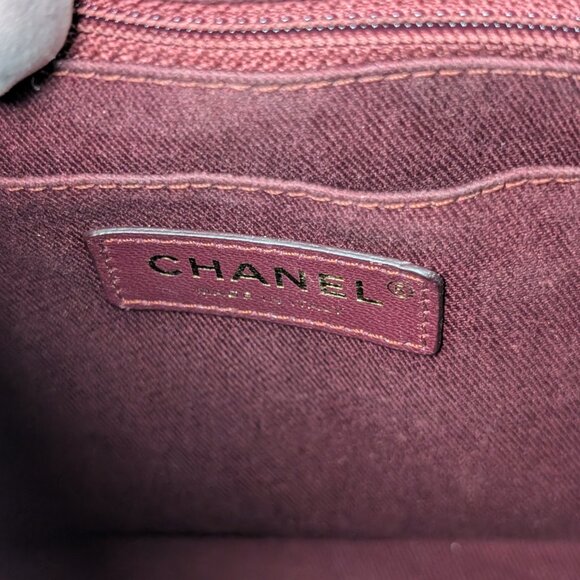 Chanel Pebbled Calfskin Small Tote - Picture 14 of 16